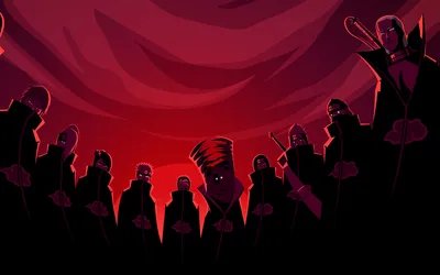 Bold Akatsuki Wallpaper Black/Dark Wallpaper 4K 1920x1200 Hd, Wallpaper, Featuring, Akatsuki, Members, From, Naruto, Hidan, Konan, Deidara, Zetsu, Brown, Ultrawide, Full HD