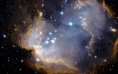 Vibrant Sci Nebula Bright Stars Space Wallpaper 4K 1920x1200 Hd, Pc, Desktop, Wallpaper, Featuring, A, Vibrant, Sci-fi, Nebula, Bright, Stars, Scattered, Gray, Ultrawide, Full HD