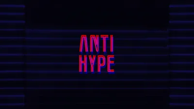Minimalist Glitch Neon Anti Hype Minimal Wallpaper 4K 1920x1080 Minimalist, Hd, Pc, Desktop, Wallpaper, Glitch, Neon, Anti, Hype, Text, Red, Blue, Brown, Ultrawide, Full HD