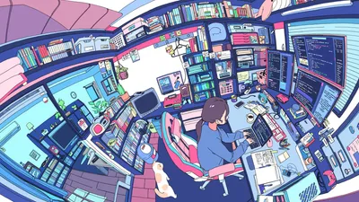 Serene Anime Wallpaper Abstract Wallpaper 4K 1920x1080 Anime, 1920x1080, White, Brown, Pink, Ultrawide, Full HD