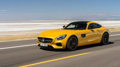 Yellow Amg Grand Nature Wallpaper 4K 2560x1440 Yellow, Mercedes-amg, Gt, Grand, Tourer, Driving, On, A, Road, Scenic, Expansive, Landscape, Gray, Ultrawide, QHD