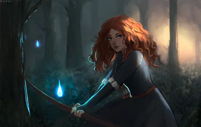 Crisp Vibrant Wallpaper Nature Wallpaper 4K 2200x1398 A, Vibrant, Hd, Wallpaper, Featuring, Merida, From, The, Movie, Brave, Showcasing, Her, Gray, Ultrawide, Full HD