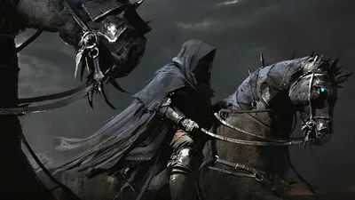 Crisp Dark Wallpaper Black/Dark Wallpaper 4K 1920x1080 A, Dark, Atmospheric, Hd, Wallpaper, From, The, Lord, Rings, Featuring, Hooded, Figure, Gray, Ultrawide, Full HD