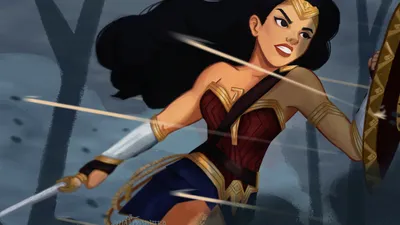 Vibrant Comics Wallpaper Abstract Wallpaper 4K 3508x1973 Dc, Comics, Comic, Wonder, Woman, Hd, Desktop, Wallpaper, Orange, Gray, Ultrawide, QHD
