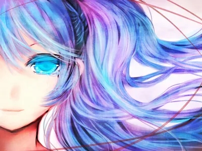Hatsune Miku Anime Character Vocaloid Abstract Wallpaper 4K 1920x1440 Hd, Desktop, Wallpaper, Featuring, Hatsune, Miku, An, Anime, Character, Vocaloid, Vibrant, Blue, White, Landscape, Full HD