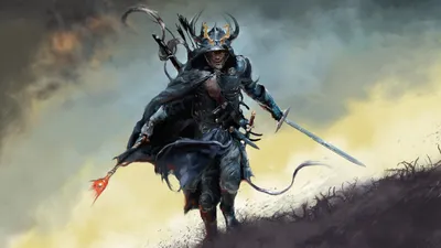 Moody Fantasy Wallpaper Fantasy Wallpaper 4K 1920x1080 Hd, Wallpaper, Of, A, Fantasy, Samurai, In, Dynamic, Pose, Donned, Traditional, Armor, Gray, White, Ultrawide, Full HD