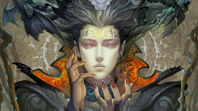 Dark Mystical Vampire Facial Black/Dark Wallpaper 4K 2560x1440 Hd, Pc, Desktop, Wallpaper, Featuring, A, Dark, Mystical, Vampire, Intricate, Facial, Markings, White, Gray, Ultrawide, QHD