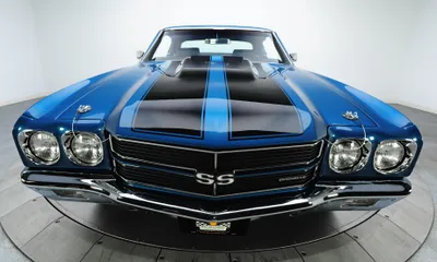 Vivid Blue Wallpaper Cars Wallpaper 4K 3680x2215 A, Striking, Blue, Chevrolet, Chevelle, Ss, Muscle, Car, Featuring, Bold, Black, Racing, White, Ultrawide, QHD