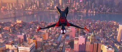 Spider Man Movie Verse Soaring World Wallpaper 4K 3840x1632 Hd, Pc, Desktop, Wallpaper, Featuring, Spider-man, From, The, Movie, Into, Spider-verse, Soaring, Gray, Brown, Ultrawide, 4k