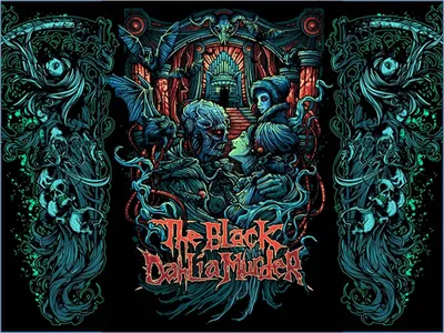 Vivid Music Wallpaper Black/Dark Wallpaper 4K 1600x1200 Music, The, Black, Dahlia, Murder, Hd, Desktop, Wallpaper, Brown, Landscape