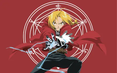 Edward Elric Fullmetal Alchemist Dynamic Abstract Wallpaper 4K 4763x2973 Edward, Elric, From, Fullmetal, Alchemist, In, Dynamic, Pose, Alchemical, Circle, Rendered, Ultra, Brown, Black, Ultrawide, 4k