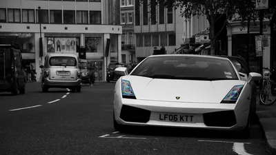 Calm Vehicle Wallpaper Cars Wallpaper 4K 1920x1080 Vehicle, Lamborghini, Gallardo, Hd, Desktop, Wallpaper, Background, White, Gray, Ultrawide, Full HD