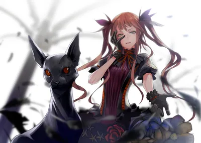 Misty Anime Wallpaper Animals Wallpaper 4K 5244x3728 Hd, Desktop, Wallpaper, Featuring, An, Anime, Girl, With, Long, Twintails, Black, Dress, White, Landscape, 4k