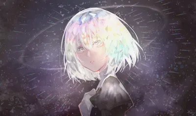 Moody Diamond Wallpaper Space Wallpaper 4K 2288x1360 Hd, Desktop, Wallpaper, Of, Diamond, From, Land, Lustrous), Featuring, Anime, Character, Short, White, Ultrawide, Full HD
