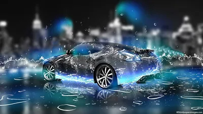 Artistic Sleek Car Enveloped Dynamic Cars Wallpaper 4K 1920x1080 Artistic, Hd, Wallpaper, Featuring, A, Sleek, Car, Enveloped, Dynamic, Rain, Vibrant, Lighting, Gray, Red, Ultrawide, Full HD