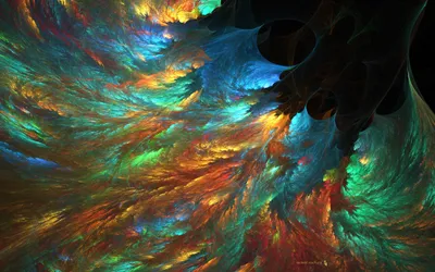 Crisp Vibrant Wallpaper Abstract Wallpaper 4K 2560x1600 Vibrant, Abstract, Fractal, Art, In, Vivid, Colors, Creating, Dynamic, Swirling, Pattern, Designed, Brown, Ultrawide, QHD