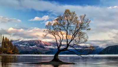 Sleek Serene Wallpaper Nature Wallpaper 4K 5890x3343 Hd, Desktop, Wallpaper, Featuring, A, Serene, Landscape, Of, Lake, Wanaka, New, Zealand, Gray, Ultrawide, 4k