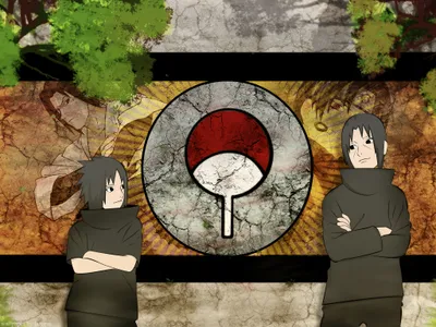 Itachi Sasuke Uchiha Anime Abstract Wallpaper 4K 2048x1536 Hd, Desktop, Wallpaper, Featuring, Itachi, And, Sasuke, Uchiha, Anime, Naruto, Clan, Symbol, Gray, Landscape, Full HD