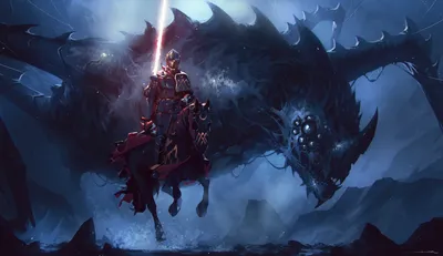 Dark Fantasy Knight Fantasy Wallpaper 4K 1920x1109 A, Dark, Fantasy, Scene, Featuring, Knight, In, Armor, Wielding, Glowing, Lance, Standing, Brown, Gray, Ultrawide, Full HD