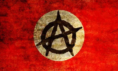 Vivid Dark Wallpaper Black/Dark Wallpaper 4K 1920x1152 A, Dark, Wallpaper, Featuring, Prominent, Anarchy, Symbol, Against, Textured, Red, Creating, Bold, Ultrawide, Full HD