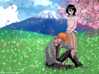 Golden Ichigo Wallpaper Abstract Wallpaper 4K 2048x1536 Ichigo, Kurosaki, Rukia, Kuchiki, Anime, Bleach, Hd, Desktop, White, Brown, Landscape, Full HD