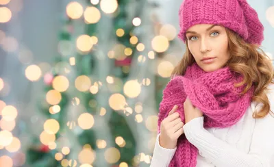 Dreamy Bokeh Wallpaper Abstract Wallpaper 4K 3000x1833 Bokeh, Depth, Of, Field, Scarf, Hat, Blonde, Blue, Eyes, Woman, Model, Desktop, White, Ultrawide, QHD