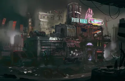 Epic Futuristic Wallpaper World Wallpaper 4K 1550x1008 Futuristic, Sci‑fi, Cityscape, At, Night, With, Neon, Signs, Industrial, Structures, Rendered, Desktop, Gray, Brown, Ultrawide