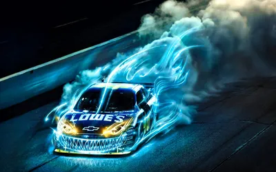 Creative Chevrolet Car Cars Wallpaper 4K 1920x1200 Hd, Pc, Desktop, Wallpaper, Featuring, A, Creative, Chevrolet, Car, Fiery, Glowing, Blue, Orange, Brown, White, Ultrawide, Full HD