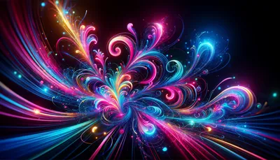 Abstract Fluorescent Vibrant Swirling Abstract Wallpaper 4K 3584x2048 Abstract, Fluorescent, Hd, Desktop, Wallpaper, Featuring, Vibrant, Swirling, Colors, Dark, Brown, Gray, Orange, Ultrawide, QHD