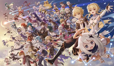 Vibrant Characters Wallpaper Abstract Wallpaper 4K 3955x2295 Hd, Desktop, Wallpaper, Featuring, Characters, From, (genshin, Impact), Including, Noelle, Kamisato, Ayaka, Gray, Ultrawide, 4k