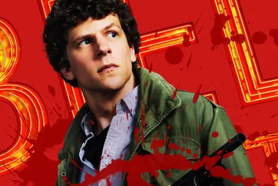 Vivid Jesse Wallpaper Abstract Wallpaper 4K 2024x1357 Jesse, Eisenberg, Movie, Zombieland:, Double, Tap, Hd, Desktop, Red, Landscape, Full HD