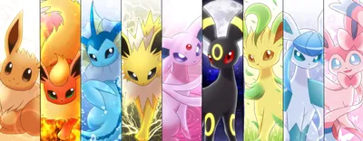 Epic Vibrant Wallpaper Abstract Wallpaper 4K 2824x1100 Hd, Desktop, Wallpaper:, Featuring, Vibrant, And, Diverse, Eeveelutions, Pok, Mon, Showcases, Flareon, White, Ultrawide, QHD