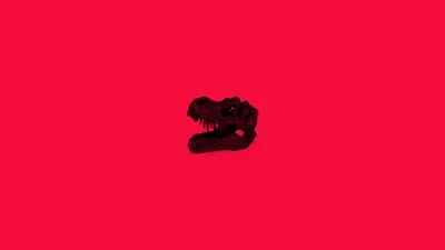Bold Dino Wallpaper Wallpaper 4K, Minimal category