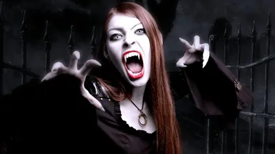 Radiant Dark Wallpaper Black/Dark Wallpaper 4K 2400x1350 A, Striking, Hd, Wallpaper, Featuring, Dark, Vampire-themed, Figure, Long, Hair, Dramatic, Expression, White, Ultrawide, Full HD