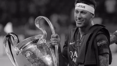 Black White Neymar Smiling Black/Dark Wallpaper 4K 1920x1080 Black, And, White, Hd, Pc, Desktop, Wallpaper, Of, Neymar, Smiling, While, Holding, Gray, Ultrawide, Full HD