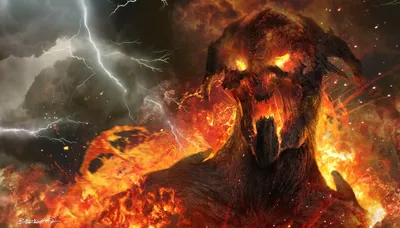 Epic Powerful Wallpaper Abstract Wallpaper 4K 2063x1173 A, Powerful, Depiction, Of, Kronos, From, Wrath, Titans, Featuring, Fiery, Menacing, Figure, Orange, Brown, Red, Ultrawide, Full HD