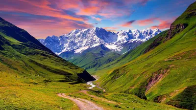 Breathtaking Serene Valley Winding River Nature Wallpaper 4K 3840x2160 A, Breathtaking, Hd, Desktop, Wallpaper, Featuring, Serene, Valley, Winding, Path, River, Framed, Brown, Ultrawide, 4k