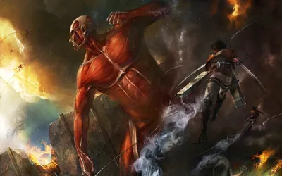 Radiant Attack Wallpaper Nature Wallpaper 4K 2000x1250 Hd, Desktop, Wallpaper, From, Attack, On, Titan, Featuring, Dramatic, Battle, Scene, Giant, Brown, Ultrawide, Full HD