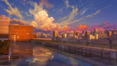 Bright Anime Wallpaper World Wallpaper 4K 2518x1416 Hd, Anime, Cityscape, Desktop, Wallpaper, Featuring, A, Vibrant, Sunset, Sky, Over, Reflective, Brown, Gray, Ultrawide, Full HD