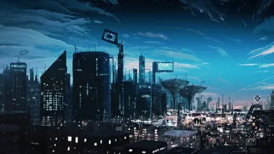 Bright Anime Wallpaper World Wallpaper 4K 3840x2160 Hd, Anime, Cityscape, Desktop, Wallpaper, Showcasing, Futuristic, Skyscrapers, Glowing, Skyline, Under, Vivid, Brown, Ultrawide, 4k