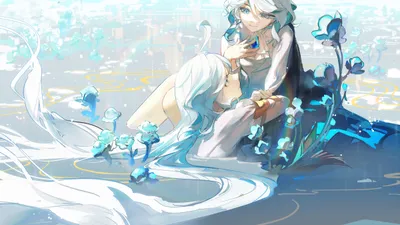 Furina Genshin Impact Surrounded Blue Games Wallpaper 4K 4800x2700 4k, Ultra, Hd, Pc, Wallpaper, Featuring, Furina, From, Genshin, Impact, Surrounded, Blue, White, Ultrawide