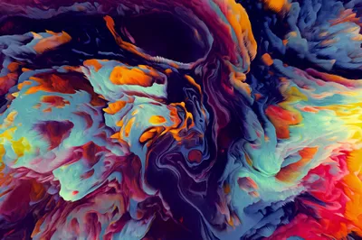 Misty Abstract Wallpaper Abstract Wallpaper 4K 2000x1330 Abstract, Fluid, Shapes, Flow, And, Merge, In, Vibrant, Hues, Orange, Blue, Purple, Gray, Ultrawide, Full HD
