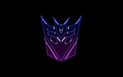 Epic Neon Wallpaper Black/Dark Wallpaper 4K 1920x1200 Hd, Pc, Desktop, Wallpaper, Featuring, A, Neon-lit, Decepticon, Logo, Transformers, Movie, Glowing, Black, Brown, Ultrawide, Full HD