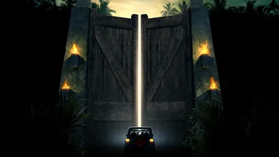 Radiant Iconic Wallpaper Abstract Wallpaper 4K 1920x1080 Hd, Desktop, Wallpaper, Featuring, An, Iconic, Scene, From, Movie, Jurassic, Park, Jeep, Teal, White, Ultrawide, Full HD