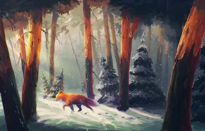 Vibrant Fox Navigating Snow Nature Wallpaper 4K 3500x2238 A, Vibrant, Hd, Desktop, Wallpaper, Featuring, Fox, Navigating, Through, Snow-covered, Forest, Surrounded, White, Gray, Ultrawide, QHD