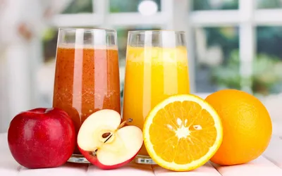 Fresh Apple Orange Abstract Wallpaper 4K 1680x1050 Hd, Pc, Desktop, Wallpaper, Featuring, Fresh, Apple, And, Orange, Juices, Whole, Sliced, White, Ultrawide