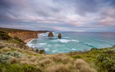Twelve Apostles Along Rugged Nature Wallpaper 4K 2560x1600 Hd, Wallpaper:, Of, The, Twelve, Apostles, Along, Rugged, Coastline, Victoria, Australia, Showcasing, Gray, Ultrawide, QHD