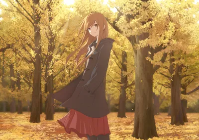 Anime Original Girl Long Nature Wallpaper 4K 1920x1358 Anime, Original, Hd, Wallpaper, Featuring, A, Girl, With, Long, Hair, Standing, Amidst, Brown, Gray, Orange, Landscape, Full HD