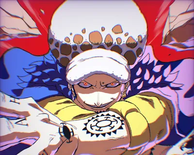 Trafalgar Law One Abstract Wallpaper 4K 2048x1638 Trafalgar, Law, From, One, Piece, Anime, Hd, Pc, Desktop, Close-up, White, Fur, Square, Full HD