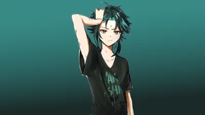Anime 2560x1440 Abstract Abstract Wallpaper 4K 2560x1440 Anime, 2560x1440, Green, Black, Ultrawide, QHD
